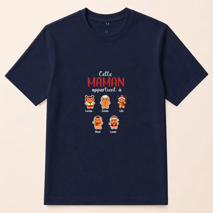 Pull de Noël Maman personnalisé – Pain d’épice – vue 33