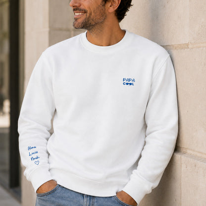 Sweat personnalisé papa brodé - Papa cool
