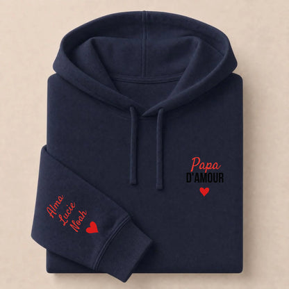 Sweat personnalisé papa brodé - Papa d'amour – vue 26