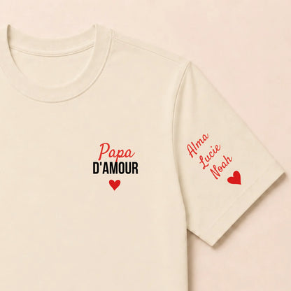 Sweat personnalisé papa brodé - Papa d'amour – vue 38