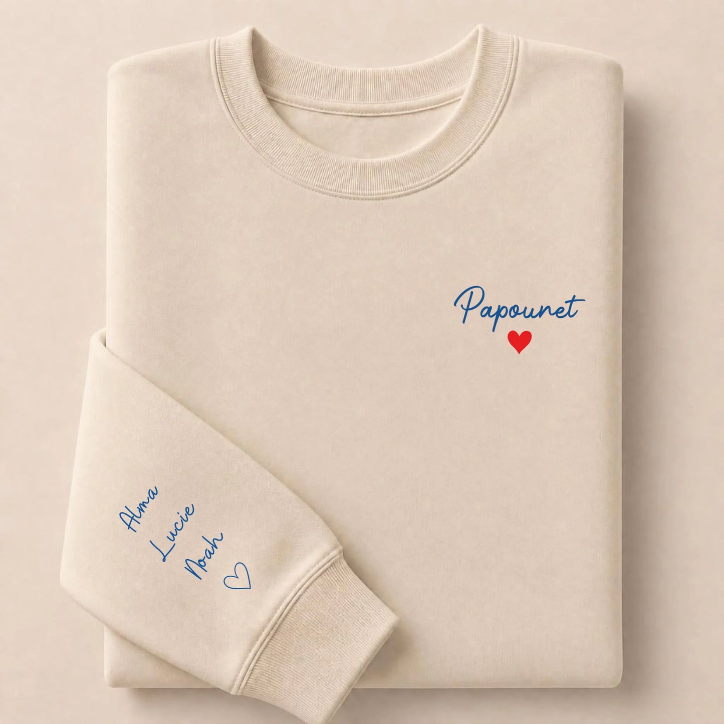 Sweat personnalisé papa brodé - Papounet – vue 10