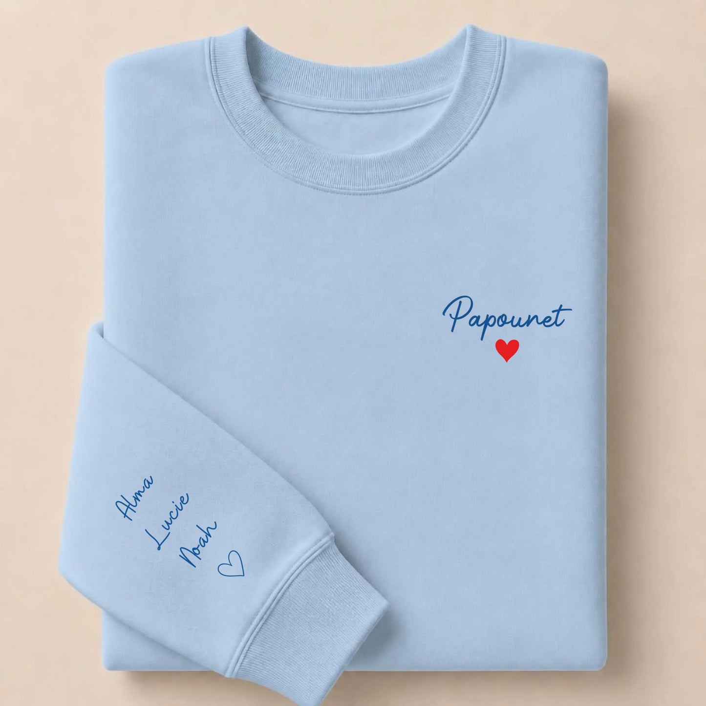 Sweat personnalisé papa brodé - Papounet – vue 15