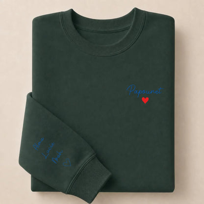 Sweat personnalisé papa brodé - Papounet – vue 18