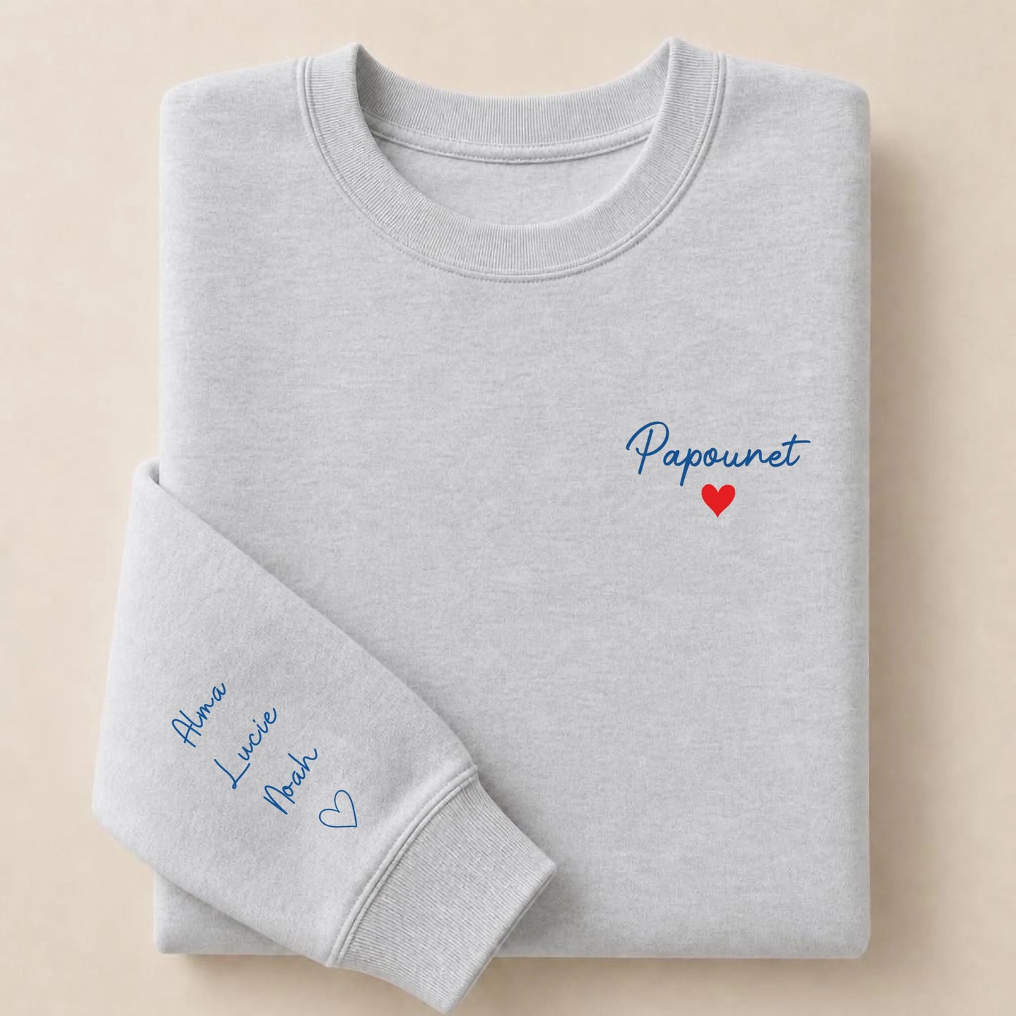 Sweat personnalisé papa brodé - Papounet – vue 19