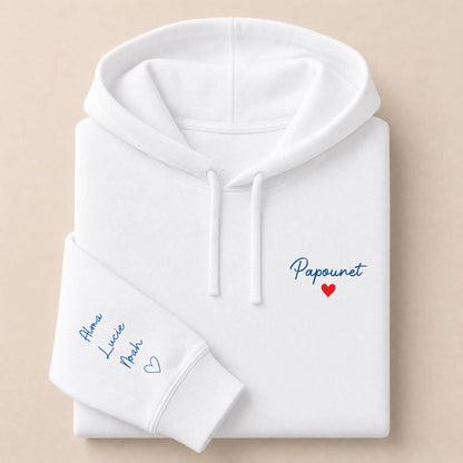 Sweat personnalisé papa brodé - Papounet – vue 20