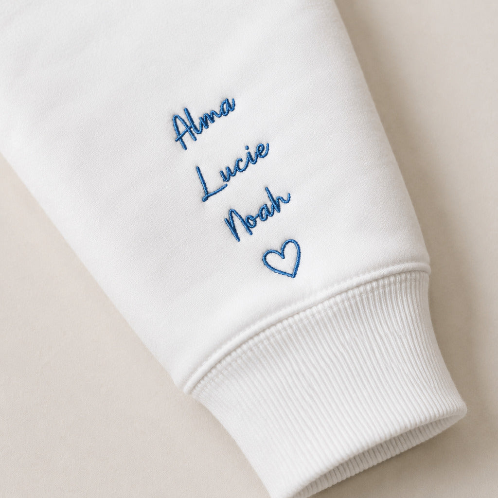 Sweat personnalisé papa brodé - Père-fect – vue 5