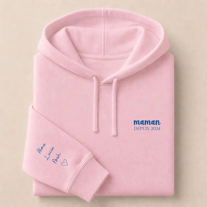 Pull Maman personnalisé et brodé – Maman depuis – vue 24
