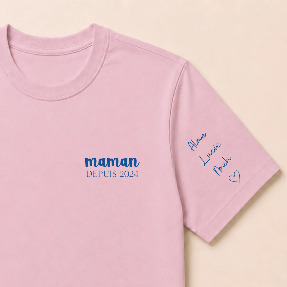 Pull personnalisé brodé- Maman depuis – vue 43