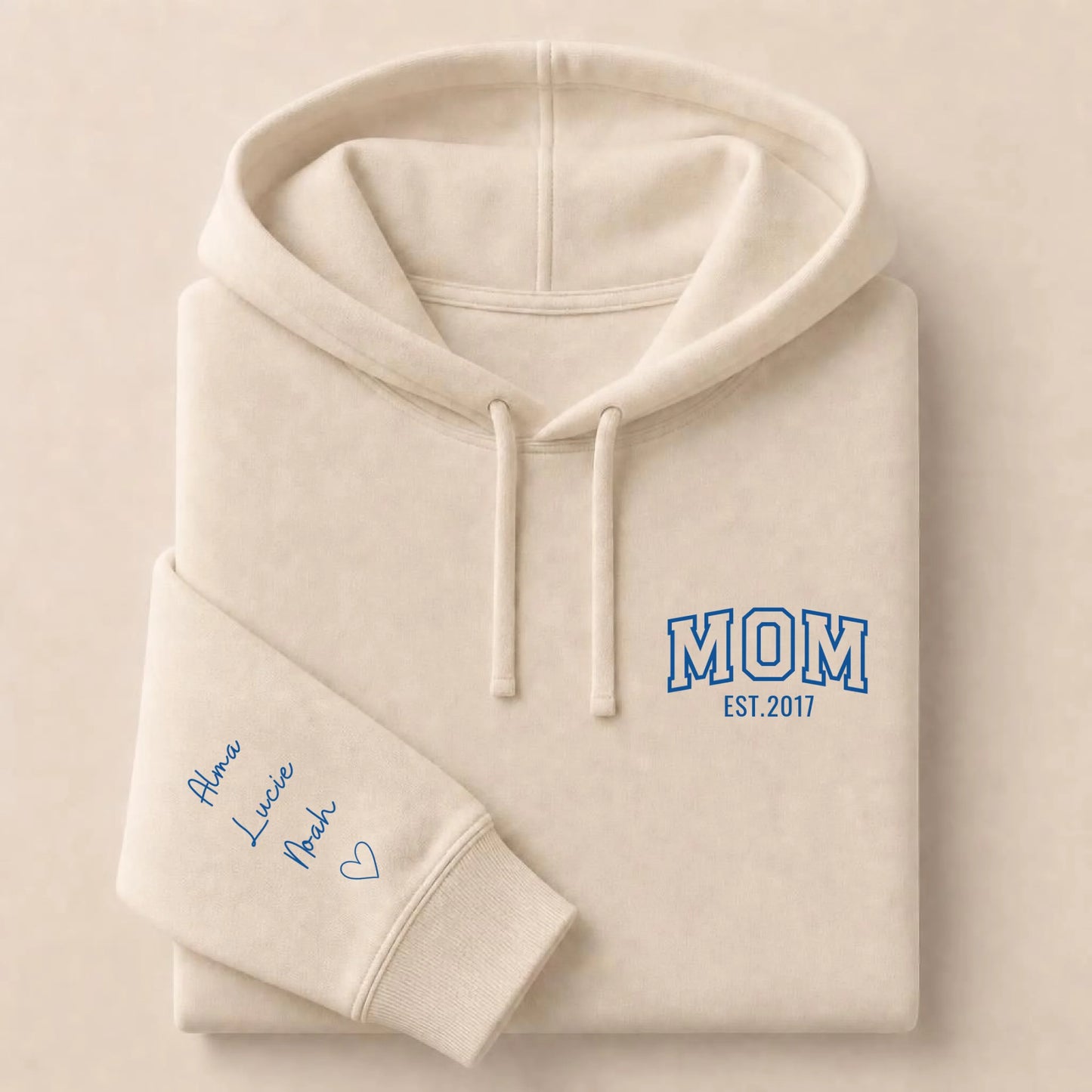 Sweat personnalisé maman - MOM et prénoms des enfants – vue 21