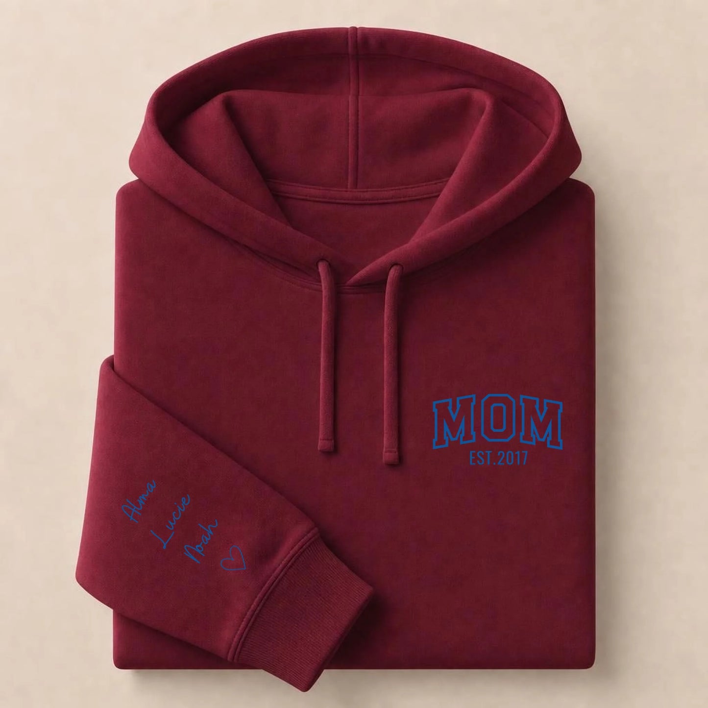 Sweat personnalisé maman - MOM et prénoms des enfants – vue 28