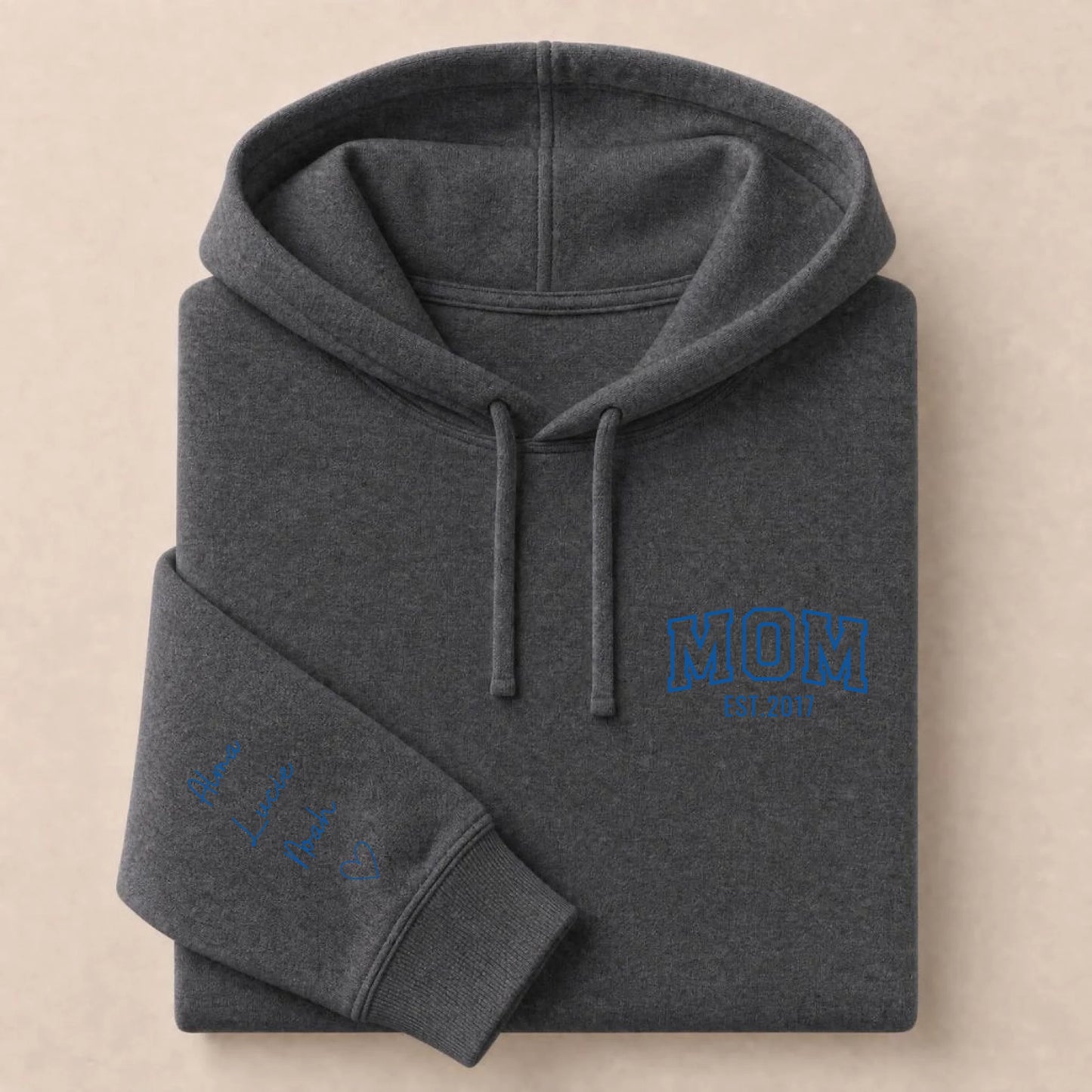 Sweat personnalisé maman - MOM et prénoms des enfants – vue 29