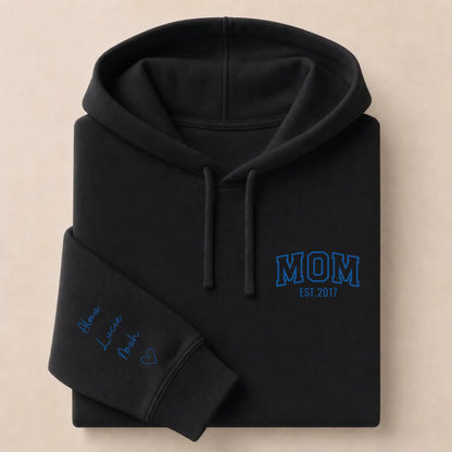 Sweat personnalisé maman - MOM et prénoms des enfants – vue 31