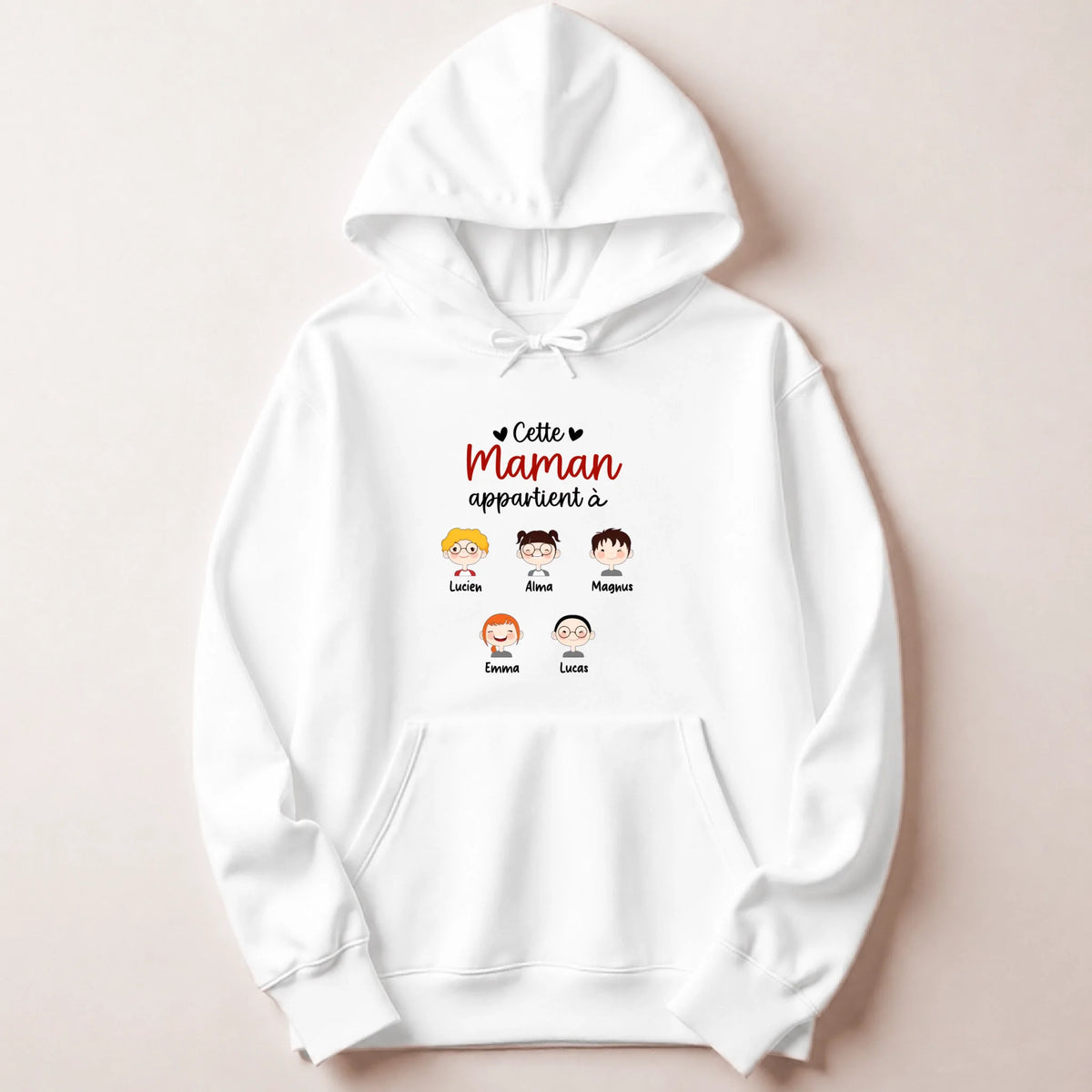 Pull Maman personnalisé – Cette Maman appartient à – vue 20
