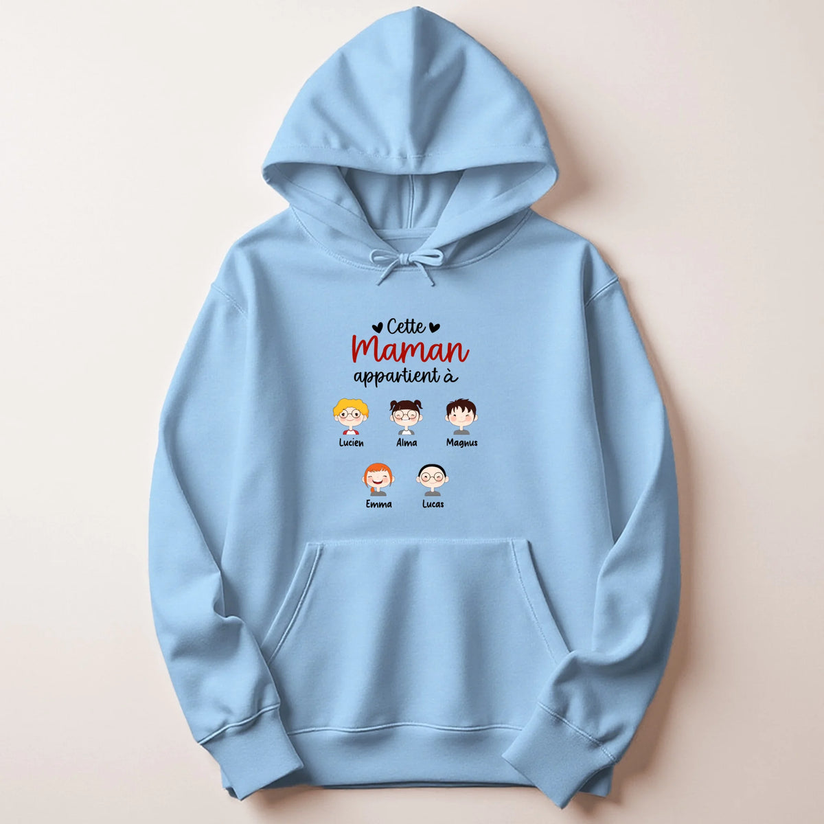 Pull Maman personnalisé – Cette Maman appartient à – vue 22