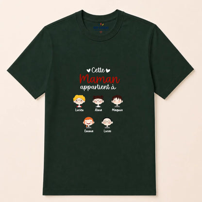 Pull Maman personnalisé – Cette Maman appartient à – vue 31