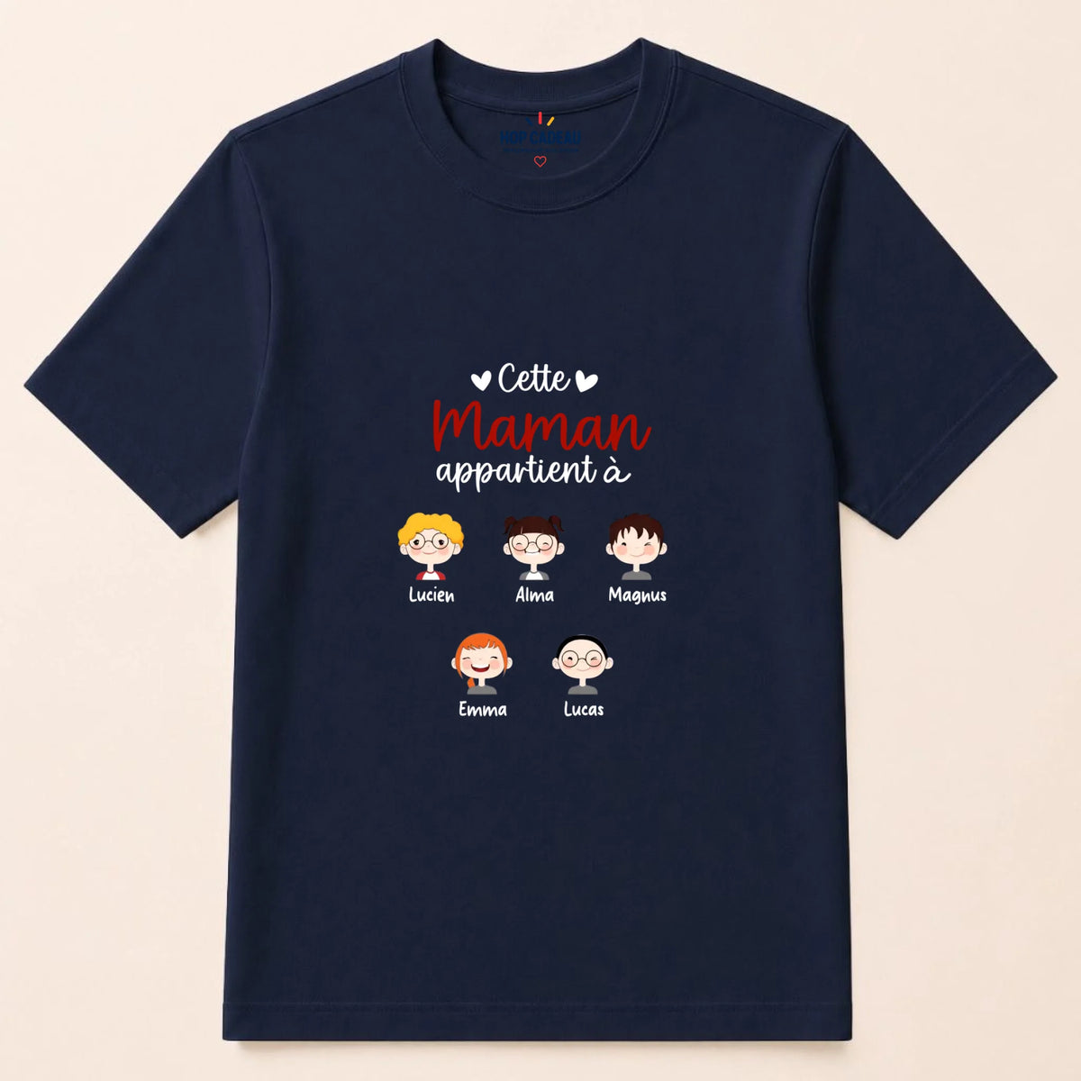 Pull Maman personnalisé – Cette Maman appartient à – vue 34