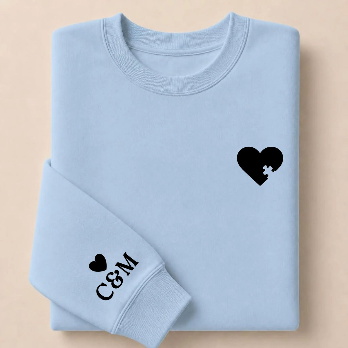Pull personnalisé couple broderie – vue 16