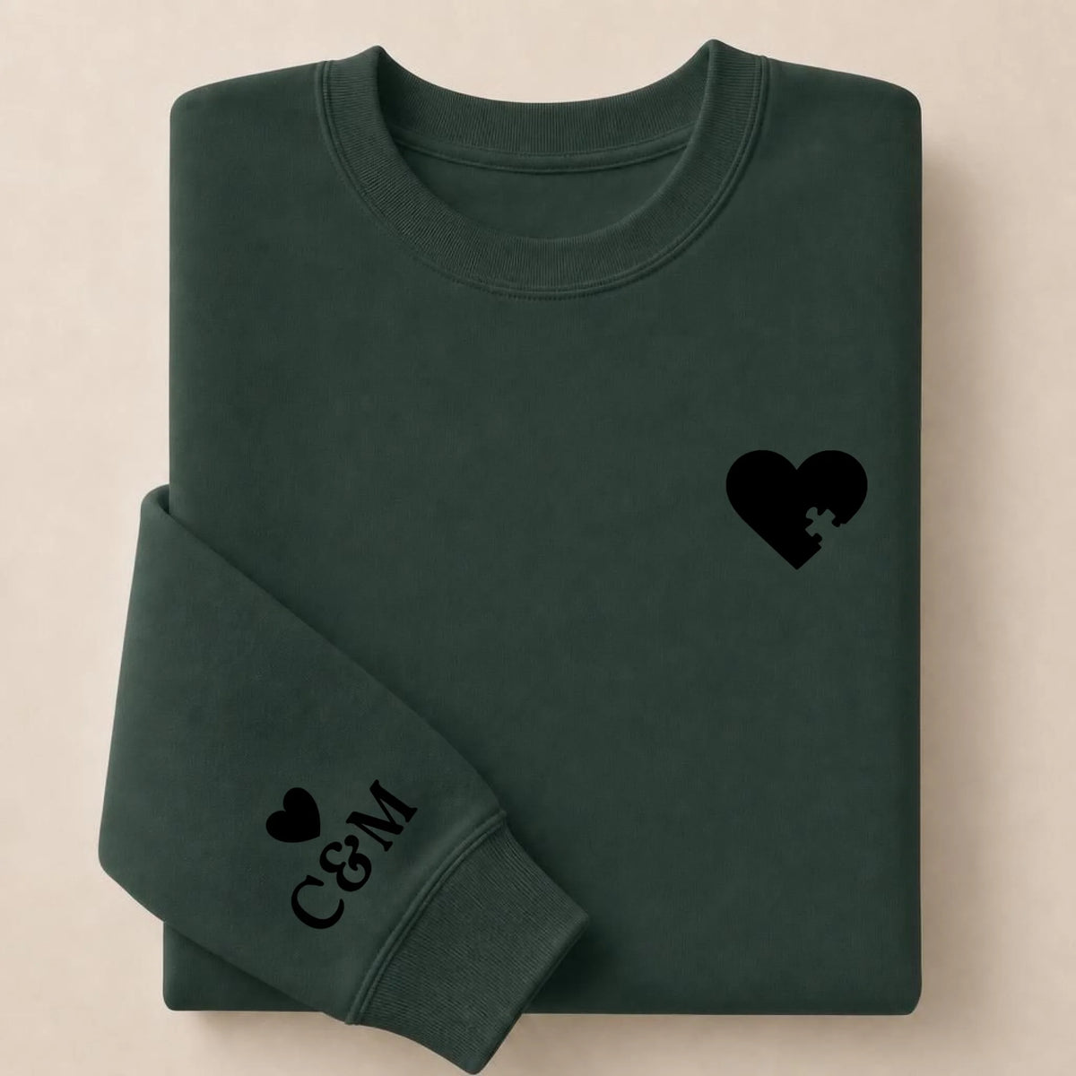 Pull personnalisé couple broderie – vue 19