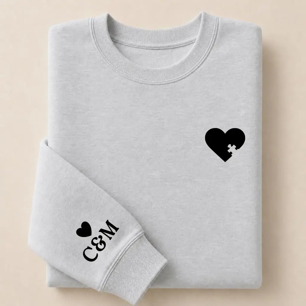 Pull personnalisé couple broderie – vue 20