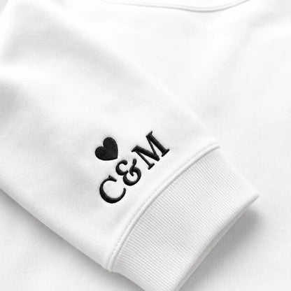 Pull personnalisé couple broderie – vue 29