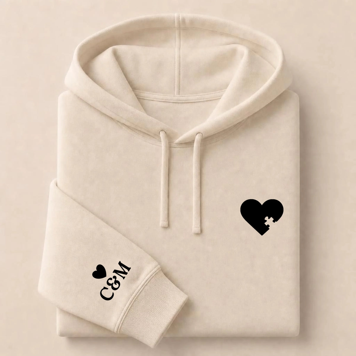 Pull personnalisé couple broderie – vue 34