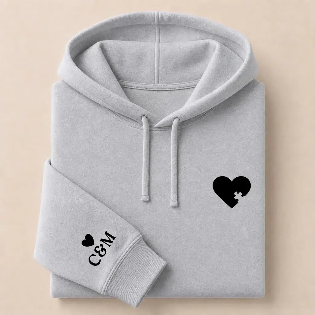 Pull personnalisé couple broderie – vue 43