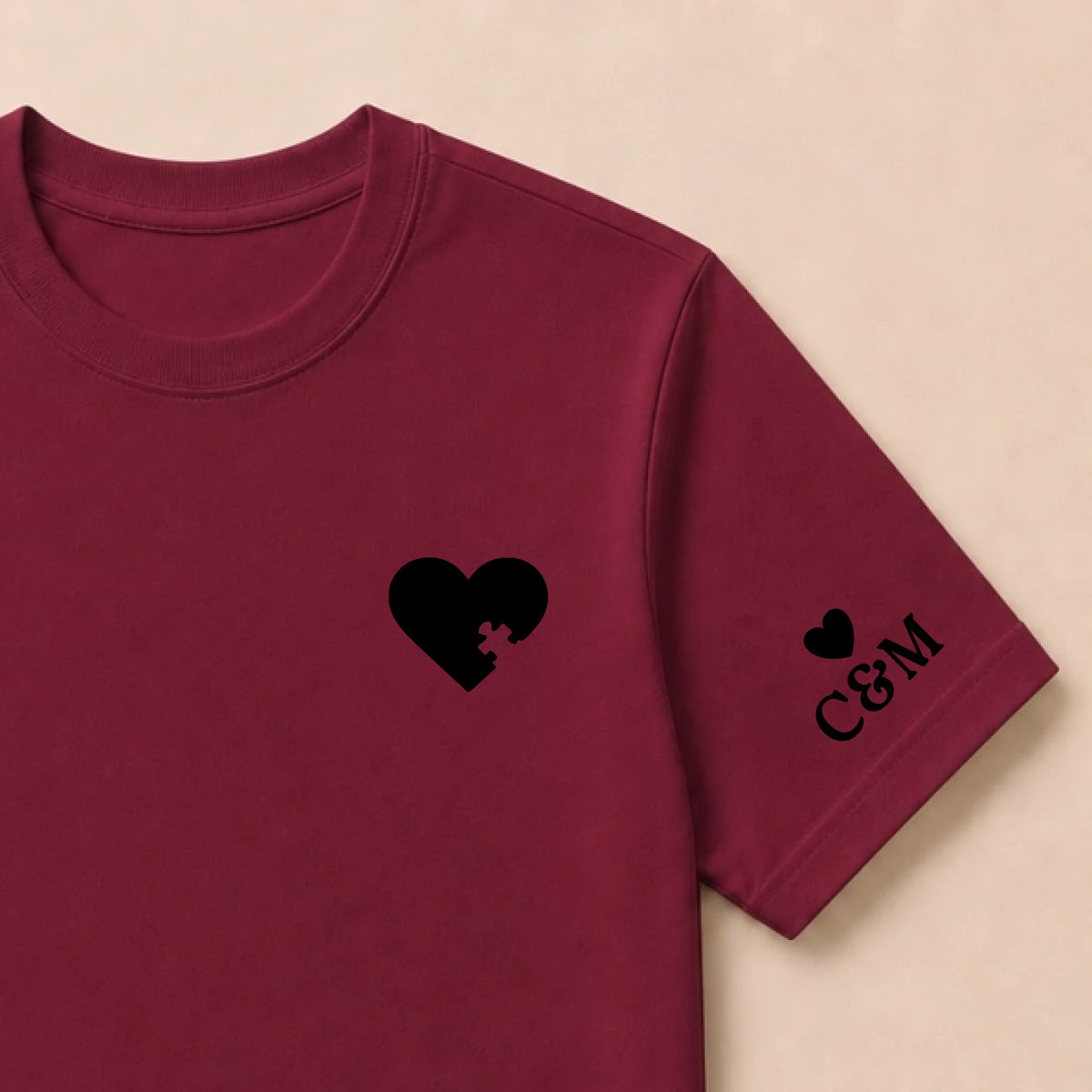 Pull personnalisé couple broderie – vue 54
