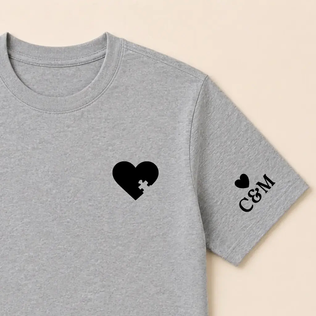 Pull personnalisé couple broderie – vue 55