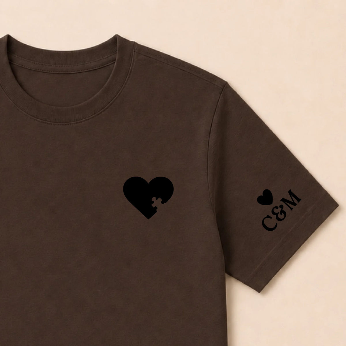 Pull personnalisé couple broderie – vue 64