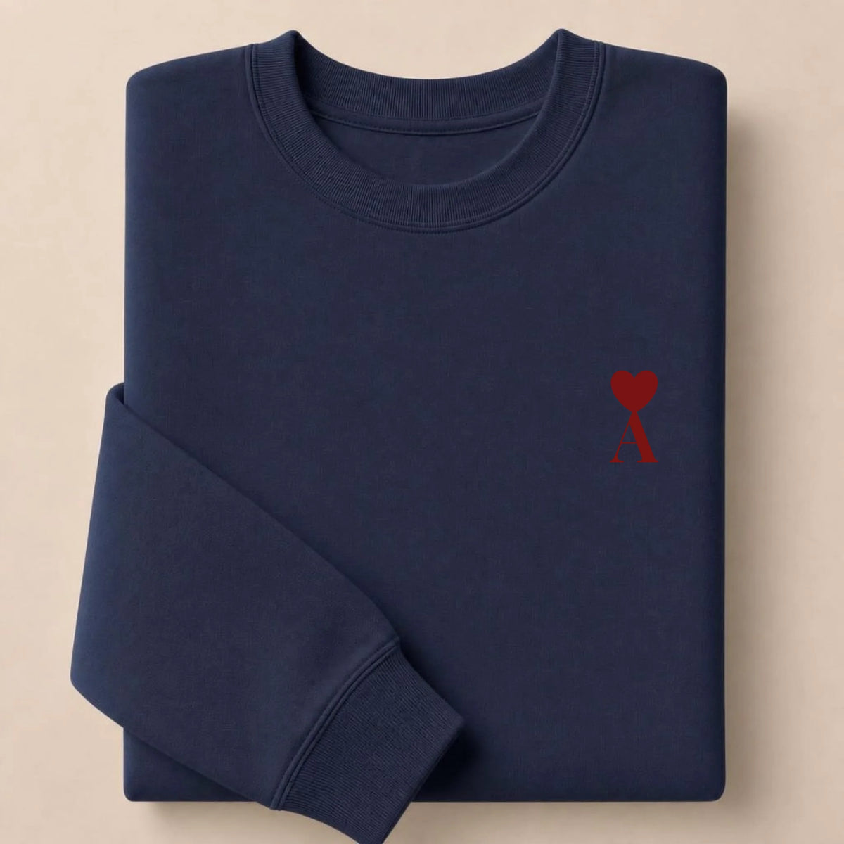 Pull personnalisé couple initiale – vue 14