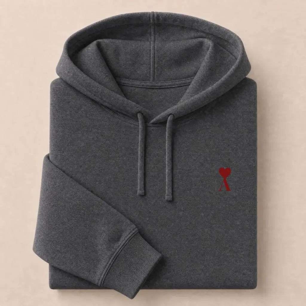 Pull personnalisé couple initiale – vue 34