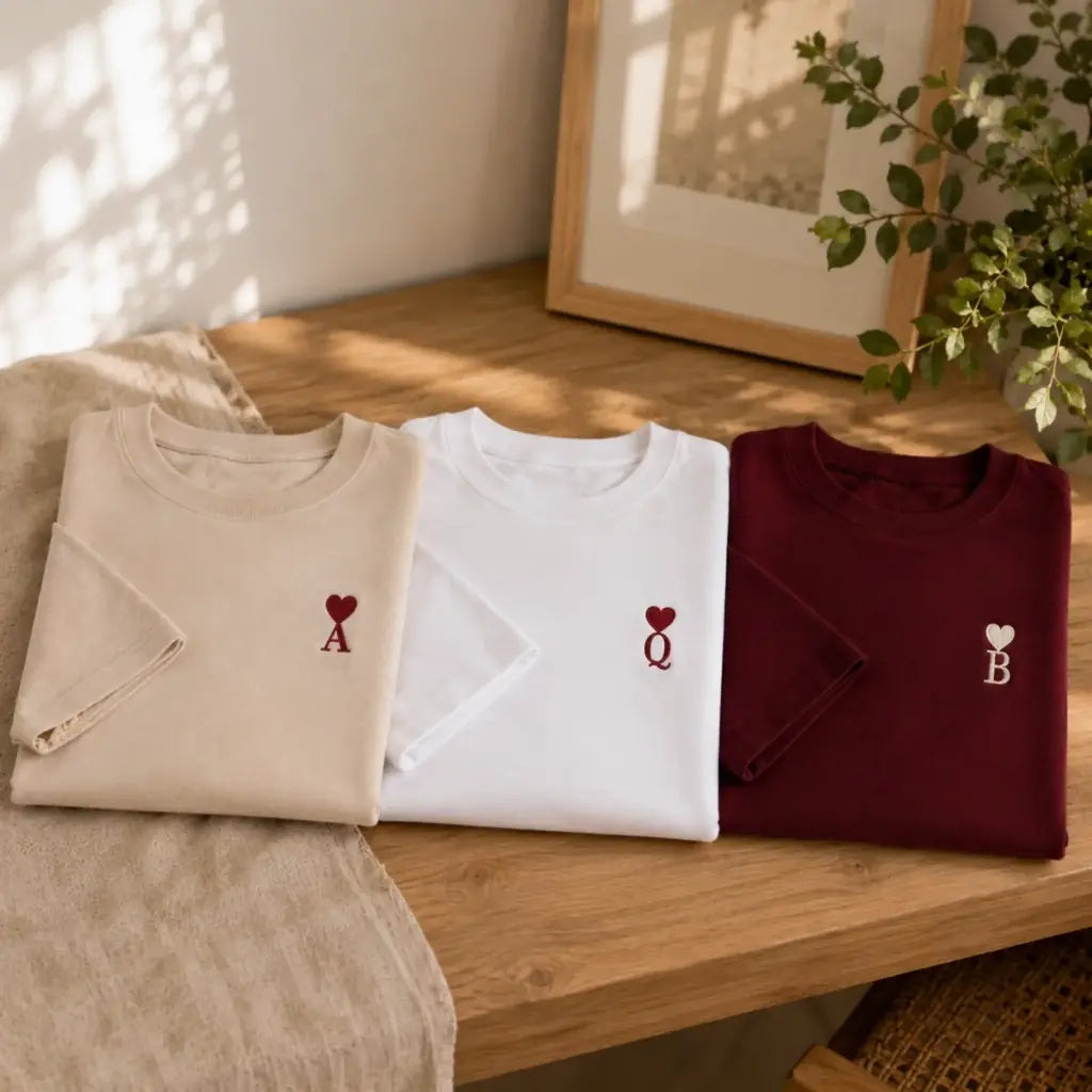 Pull personnalisé couple initiale – vue 41