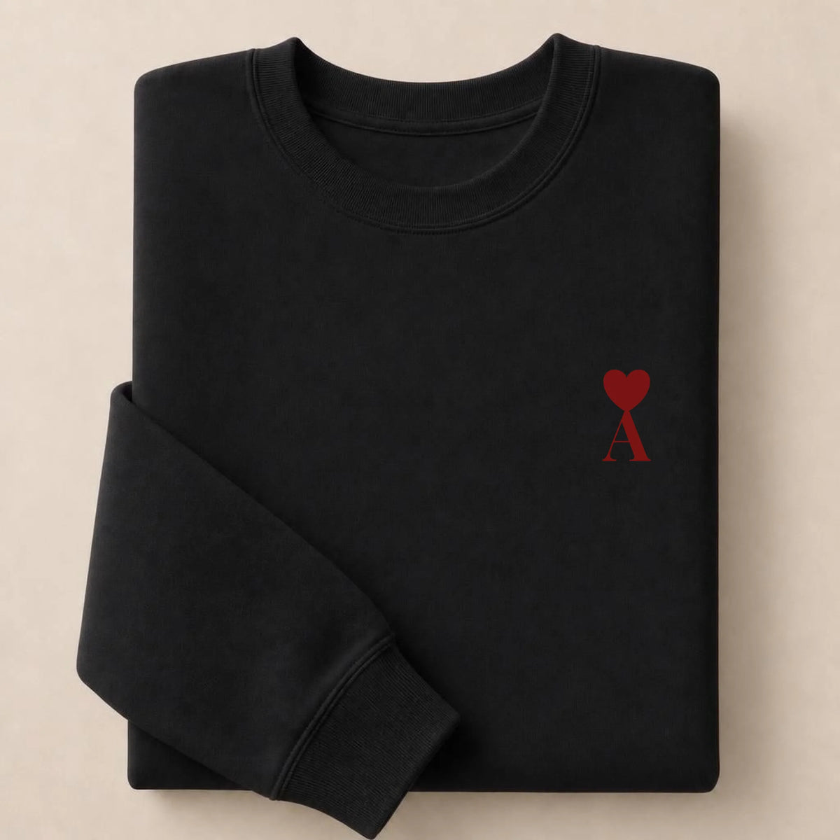 Pull personnalisé couple initiale – vue 7