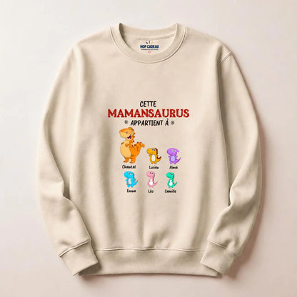 Pull Maman personnalisé – Mamansaurus – vue 10