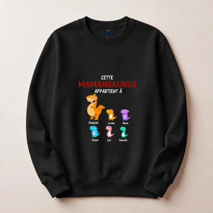 Pull Maman personnalisé – Mamansaurus – vue 12