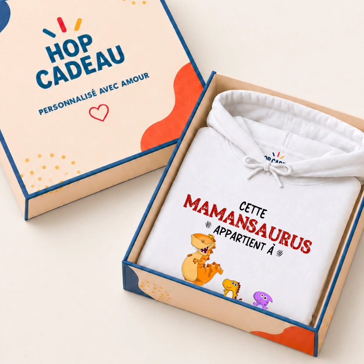 Pull Maman personnalisé – Mamansaurus – vue 14