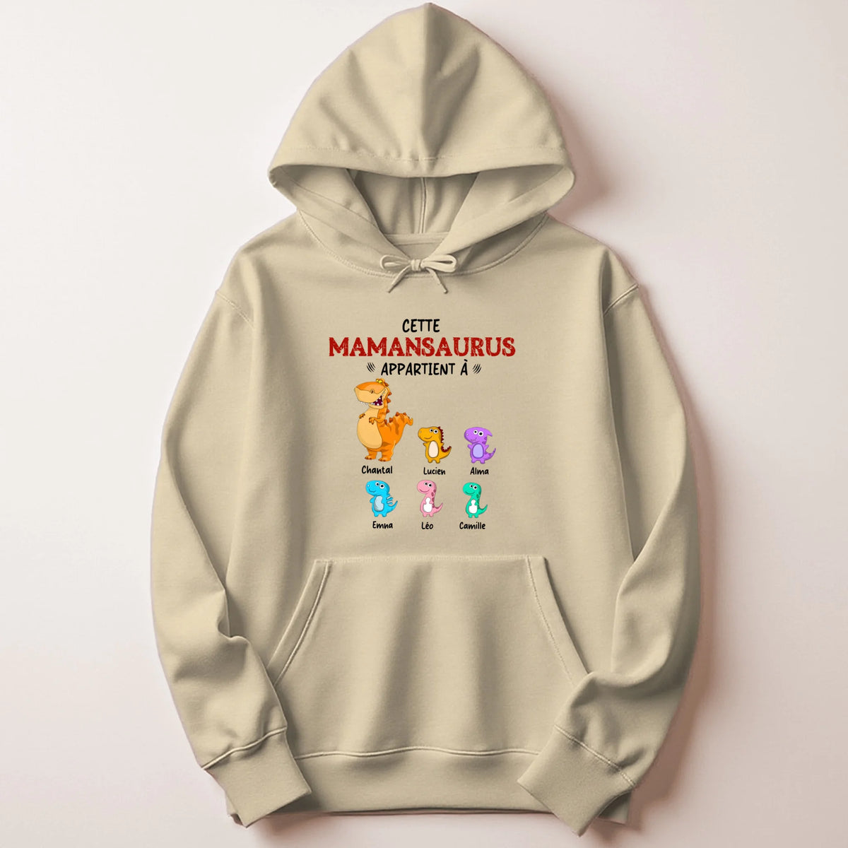 Pull Maman personnalisé – Mamansaurus – vue 16