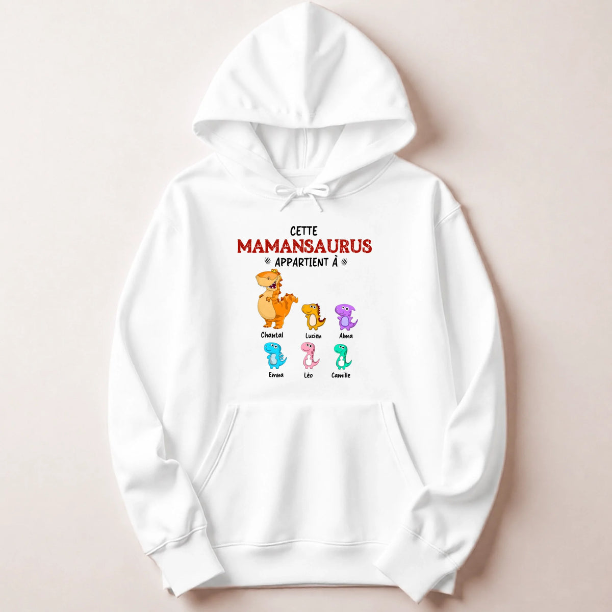 Pull Maman personnalisé – Mamansaurus – vue 20