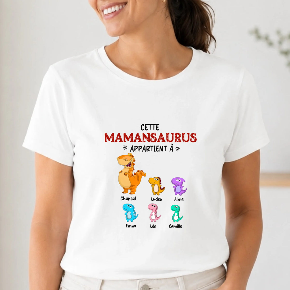 Pull Maman personnalisé – Mamansaurus – vue 23