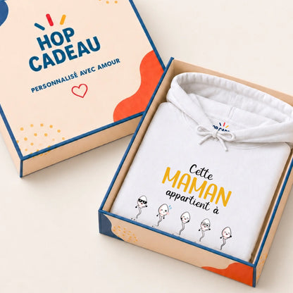 Pull Maman personnalisé – Ses enfants – vue 14
