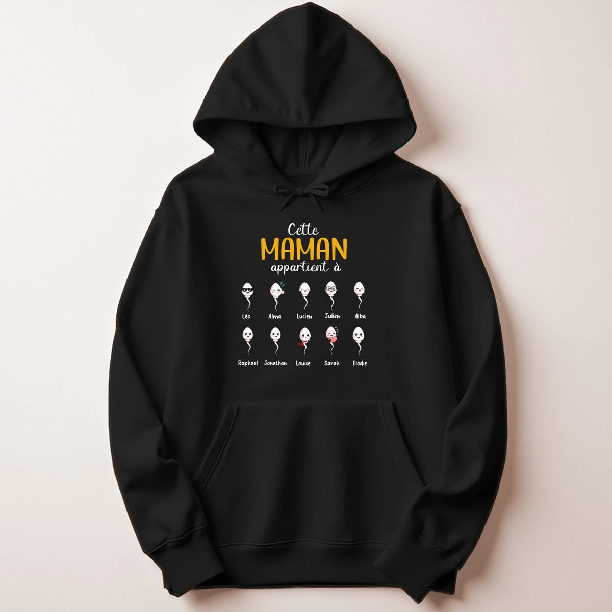 Pull Maman personnalisé – Ses enfants – vue 18