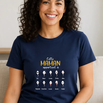 Pull Maman personnalisé – Ses enfants – vue 23