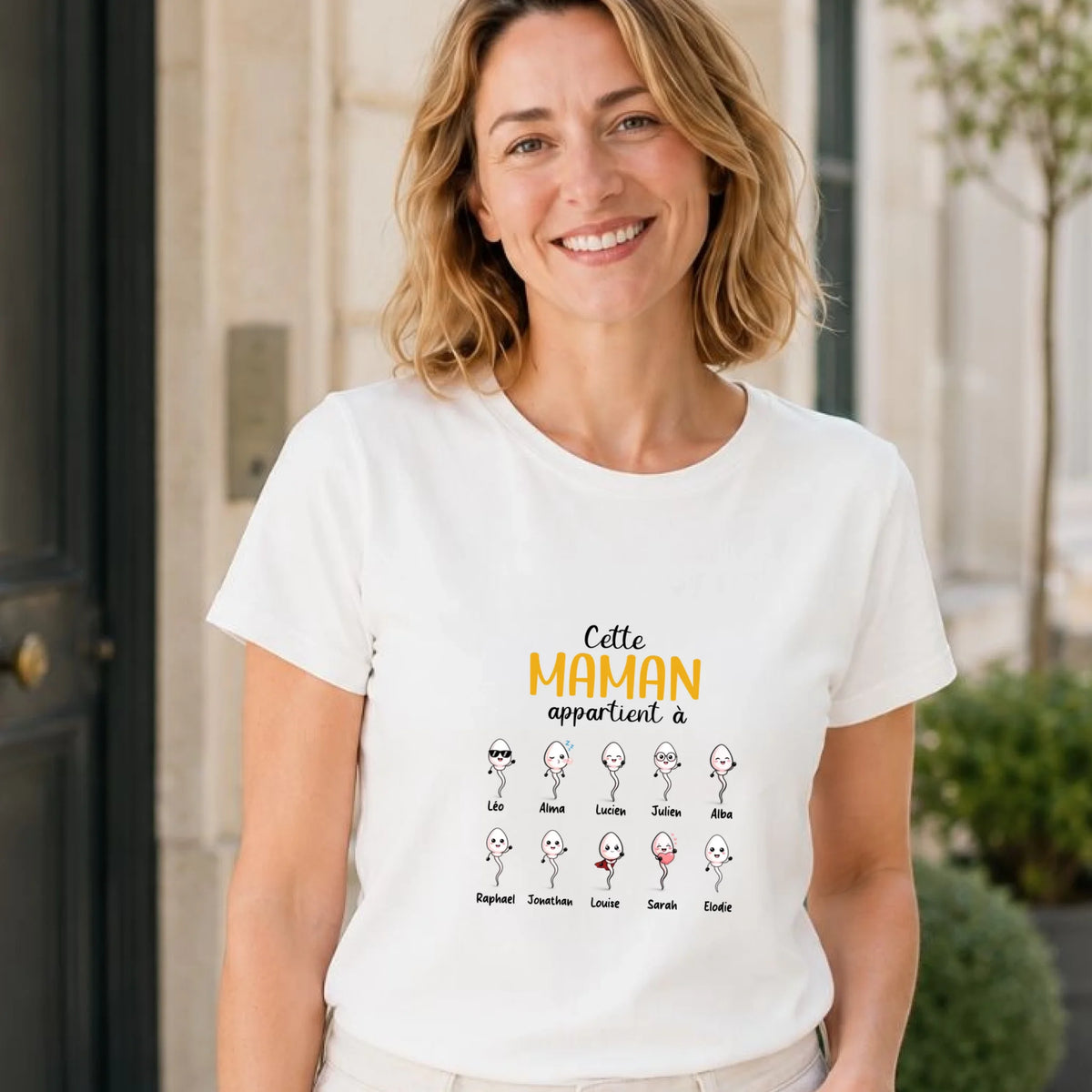 Pull Maman personnalisé – Ses enfants – vue 25