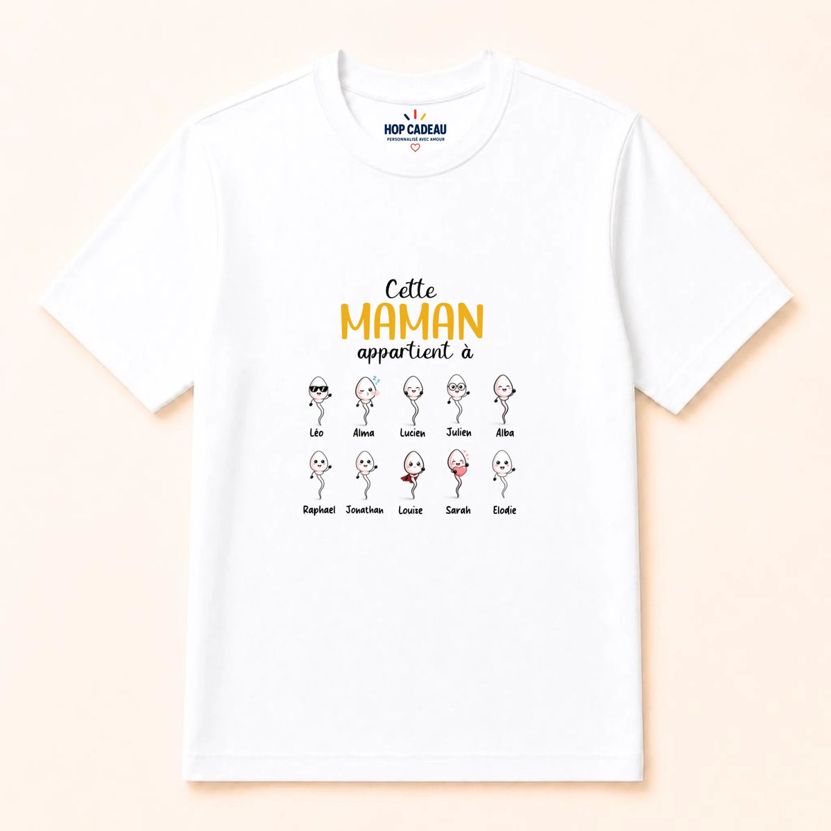 Pull Maman personnalisé – Ses enfants – vue 26