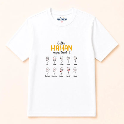 Pull Maman personnalisé – Ses enfants – vue 26