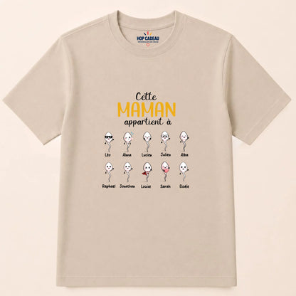 Pull Maman personnalisé – Ses enfants – vue 30