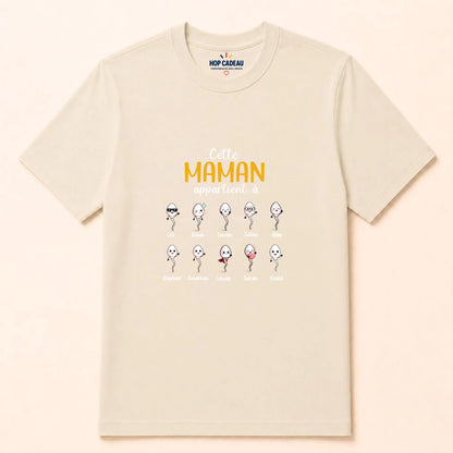 Pull Maman personnalisé – Ses enfants – vue 34
