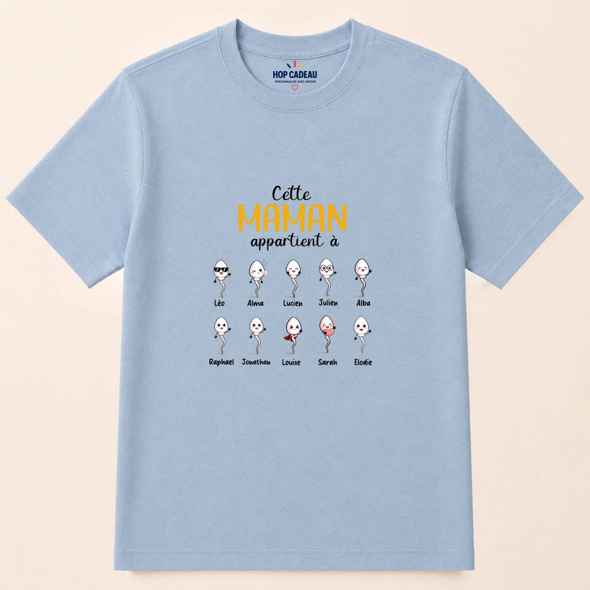 Pull Maman personnalisé – Ses enfants – vue 36