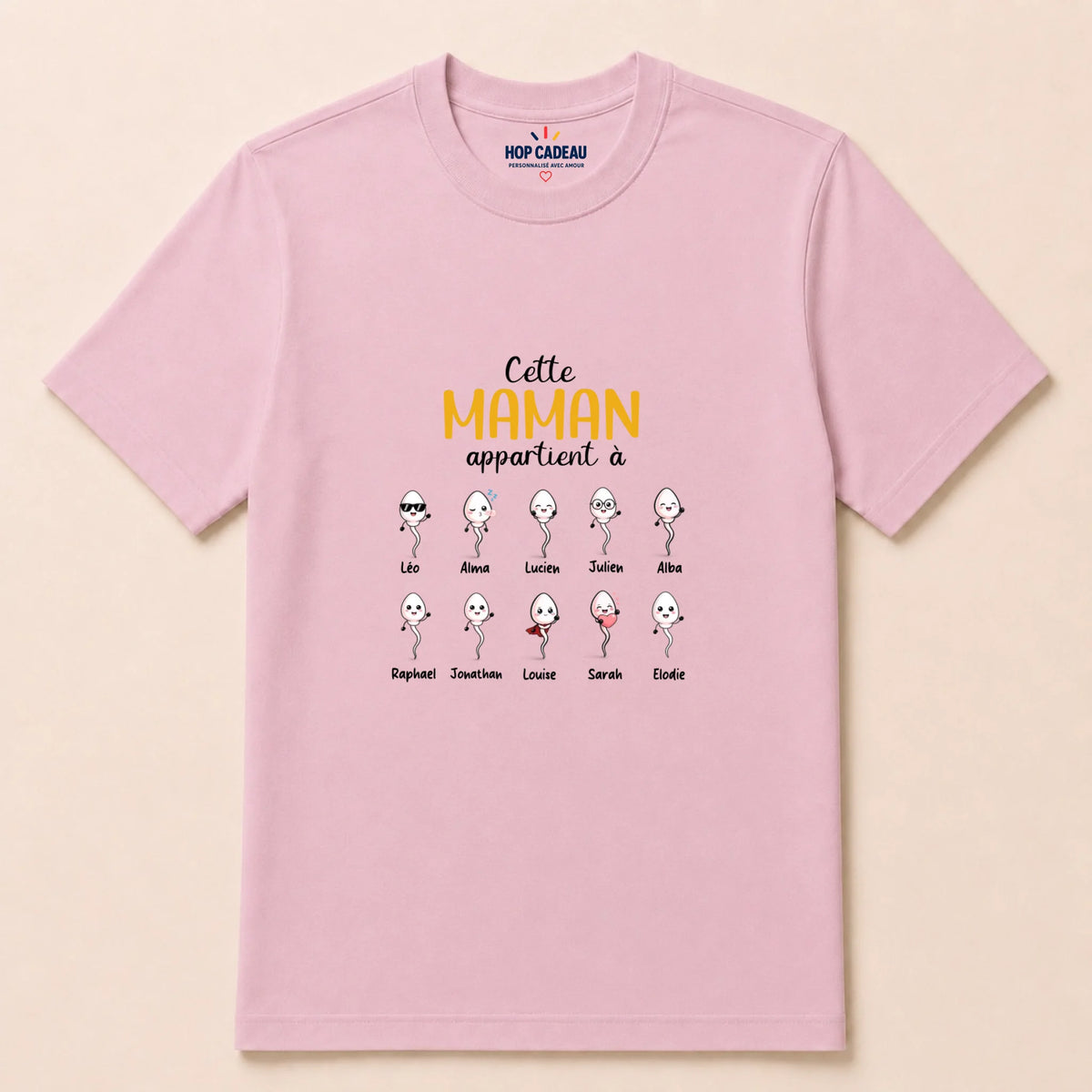 Pull Maman personnalisé – Ses enfants – vue 37