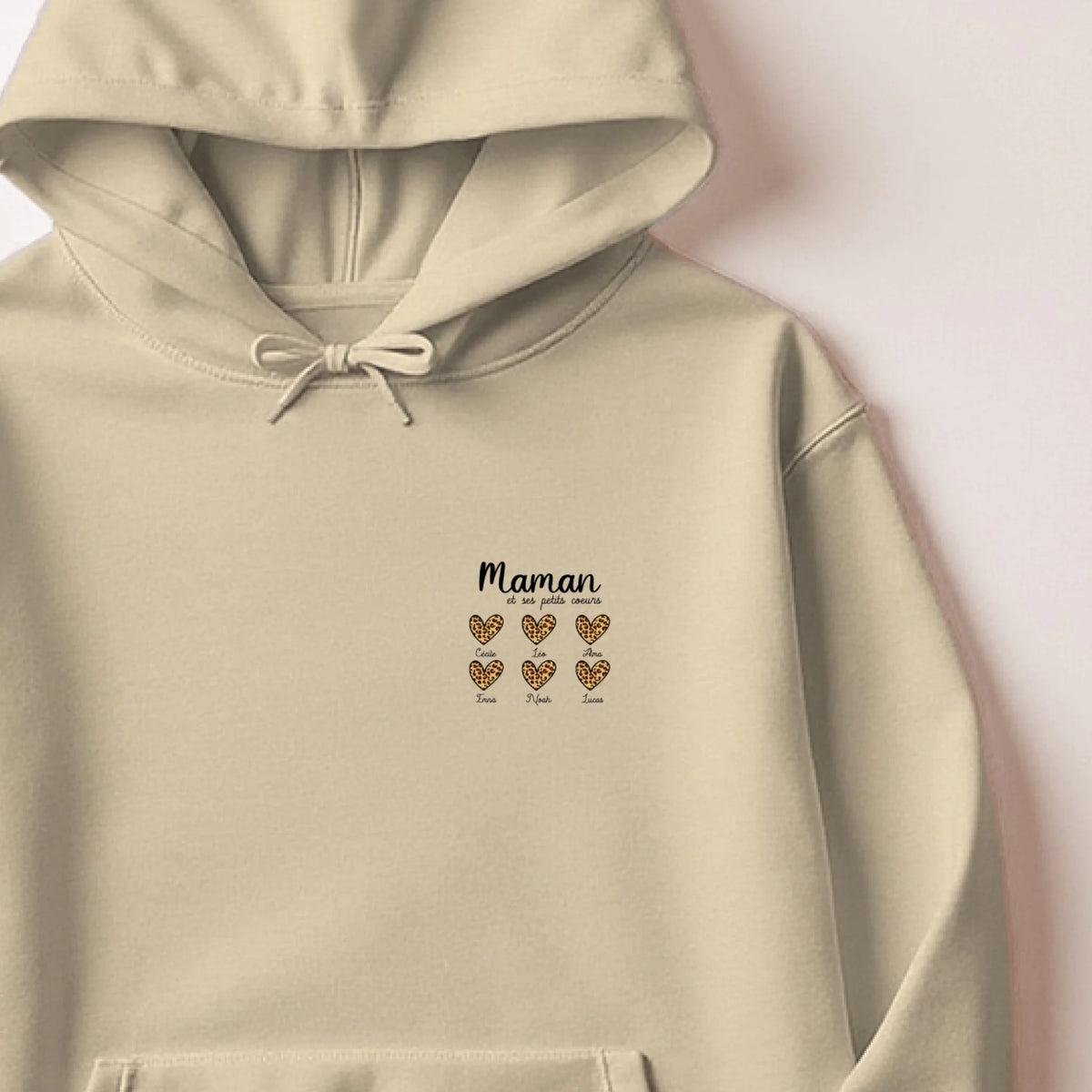 Pull Maman personnalisé – Ses petits cœurs – vue 21